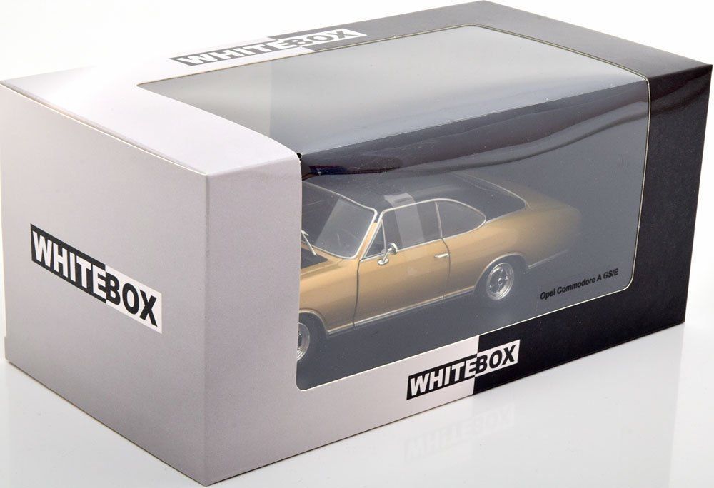 Opel Modellini d'auto: OPEL COMMODORE A GS/E COUPE GOLD/BLACK 1:24 WHITEBOX – Nuovo e nell'imballaggio originale da Suhr venduto da Moebelsiralfred 3