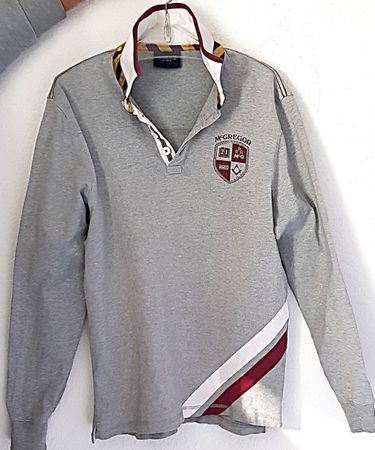 Sehr schönes Herren Langarm Polo-Shirt von Mc Gregor Gr. M