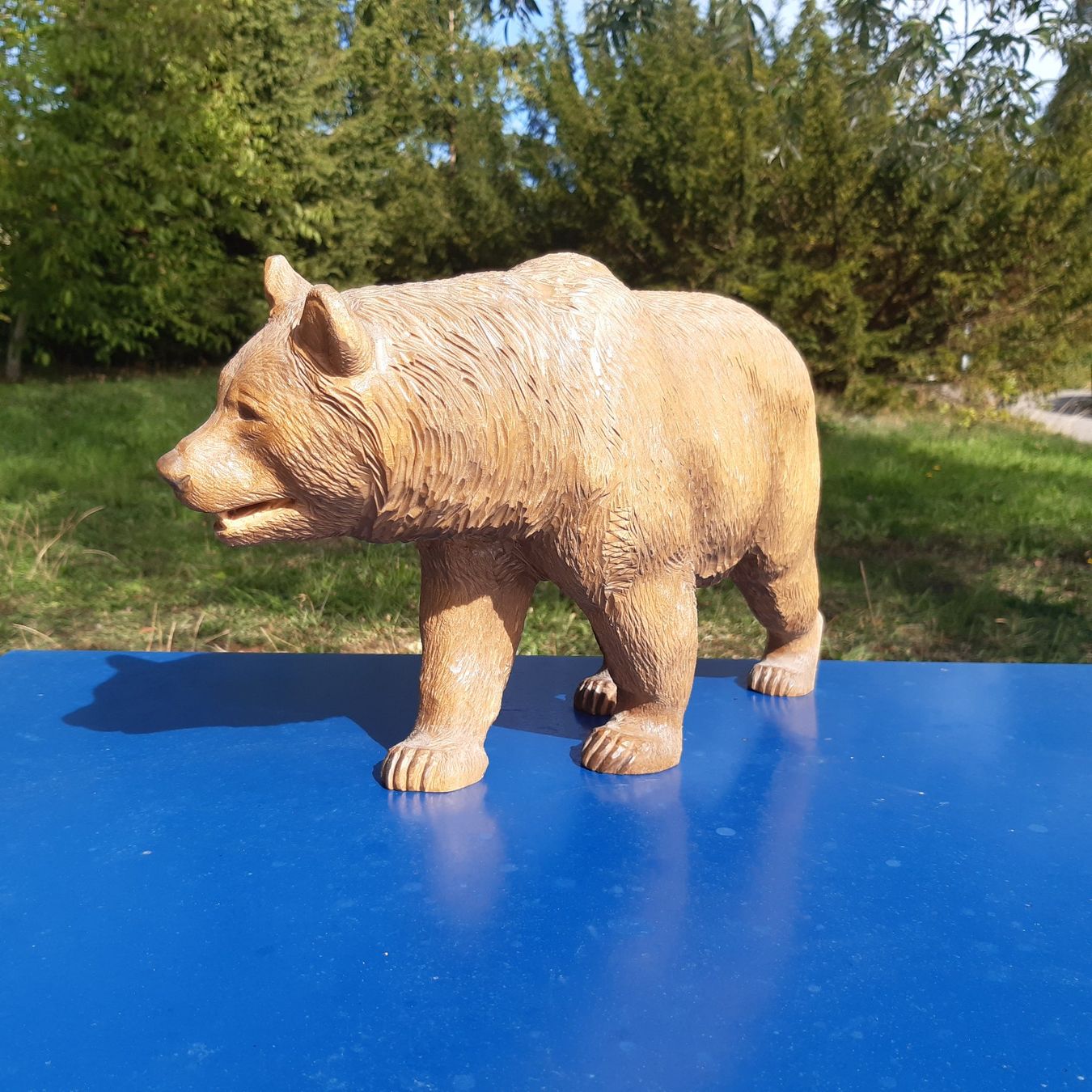 Figuren: Holzbär handgeschnitzt – Gebraucht aus Hallau von defolant 2