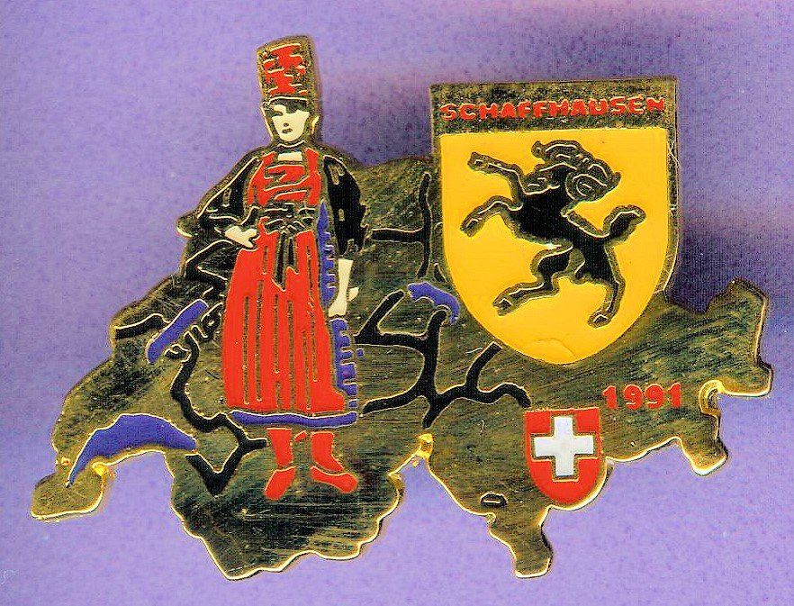 Placchette & Badge: Wappen & Trachten   SCHAFFHAUSEN – Usato da Winterthur venduto da Sammleroase