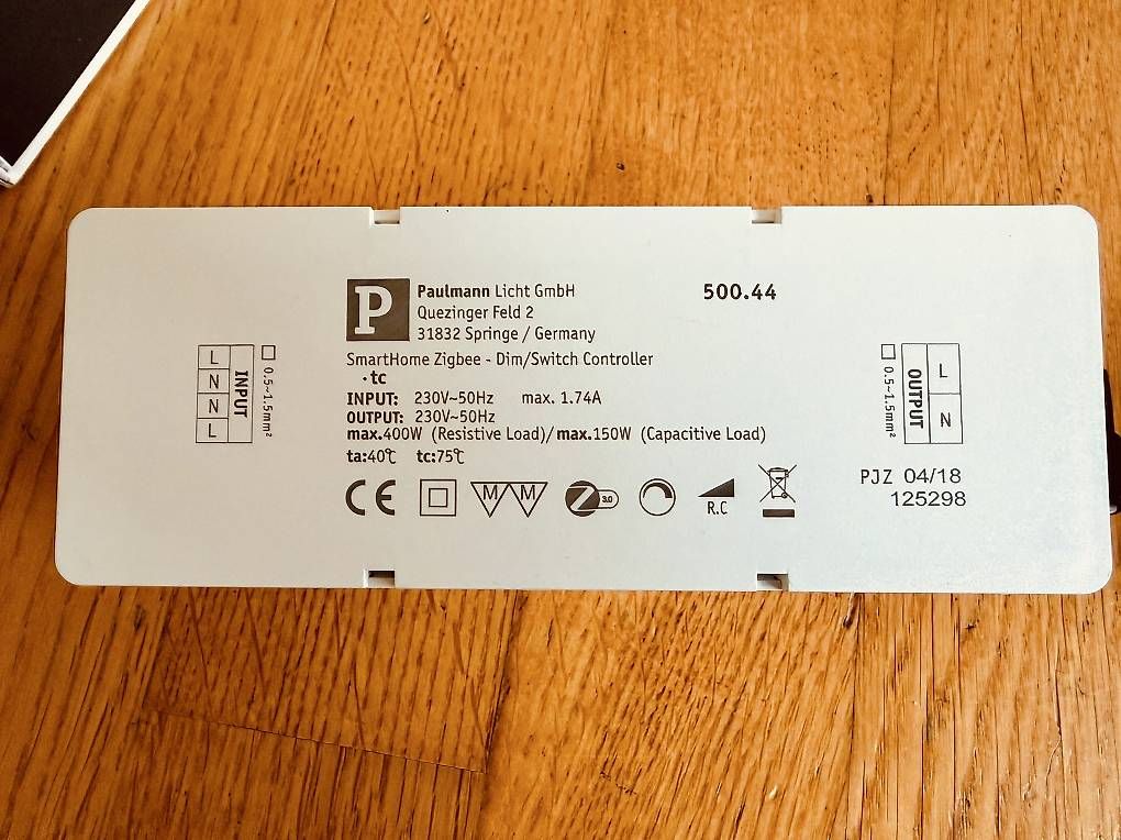 Interruttori: 2x Paulmann SmartHome Zigbee 3.0 Dimm Controller 500.44 – Usato da Buchrain venduto da pet_5j9k 2