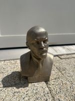 Büste Lenin Metall alt guter Zustand 20 cm