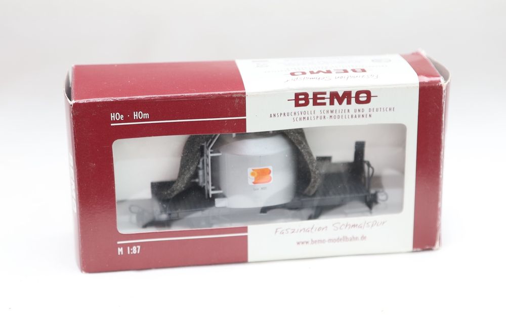 Bemo H0m 2260 115 Zementtransportwagen Uce 8085 der RhB 6