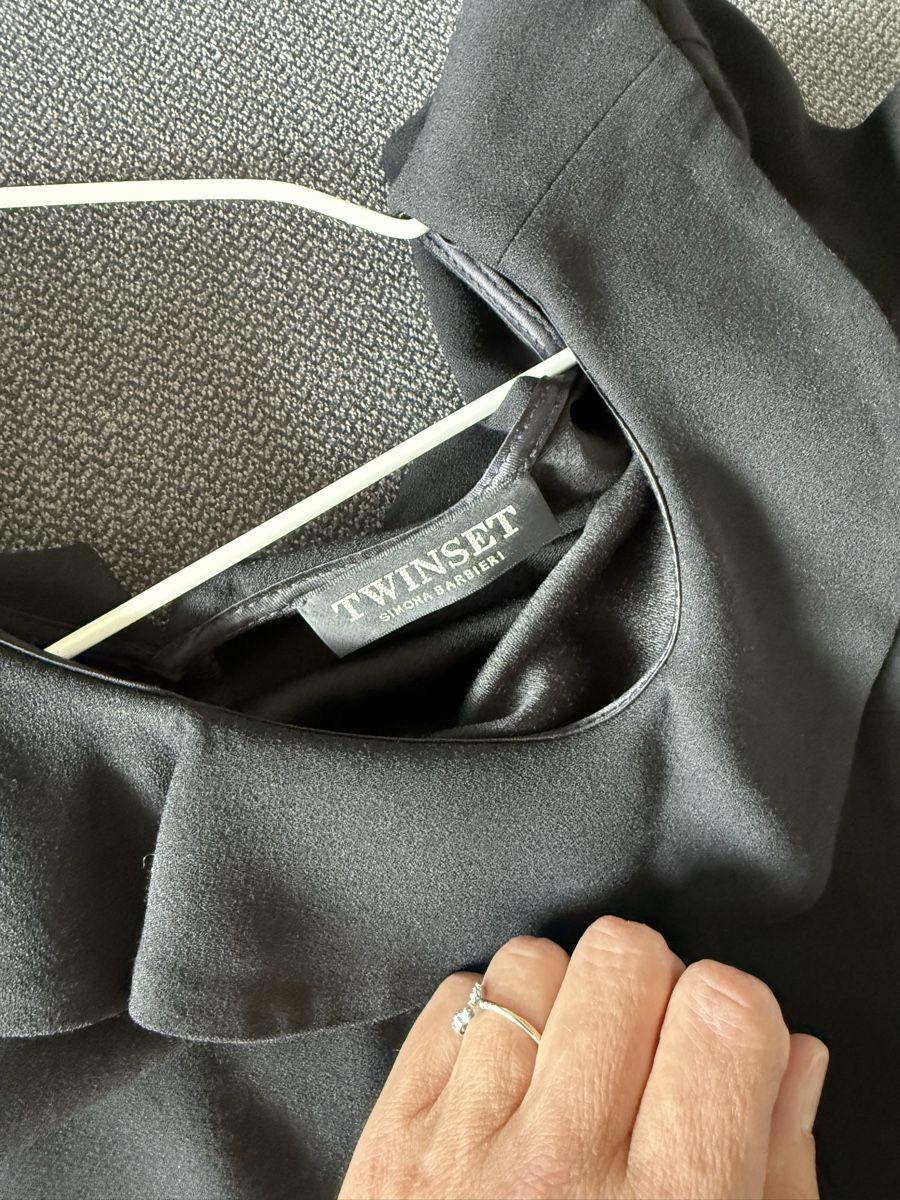 Twinset Vestiti: Abito nero TWINSET SIMONA BARBIERI taglia S – Usato da Zug venduto da sil_z2j2 1