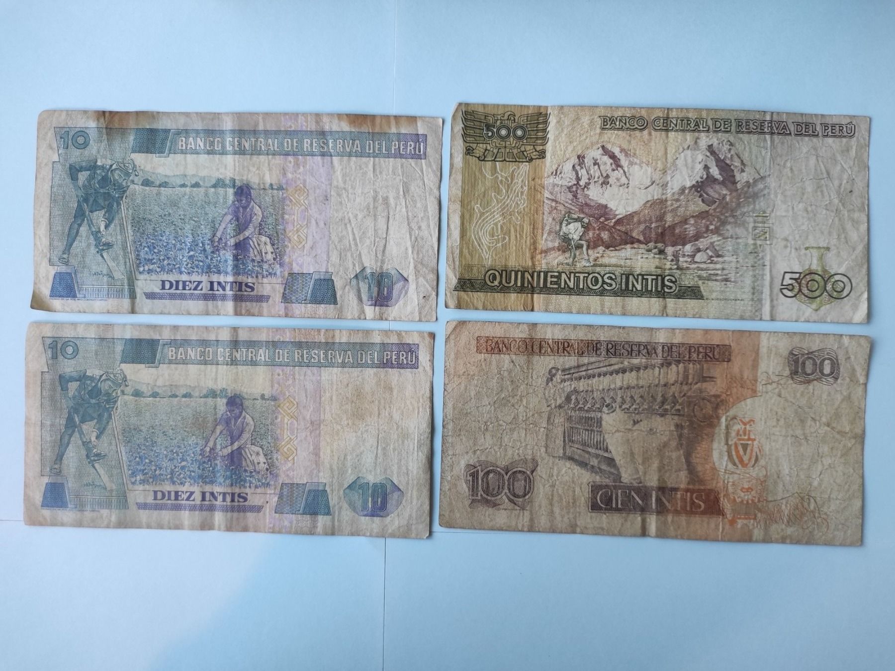 Banconote: Peru Intis Banknoten – Usato da Zürich venduto da Hamaster 1