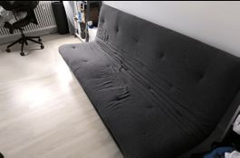 Schlafsofa Innovation, dunkelgrau, inkl. Bettkasten