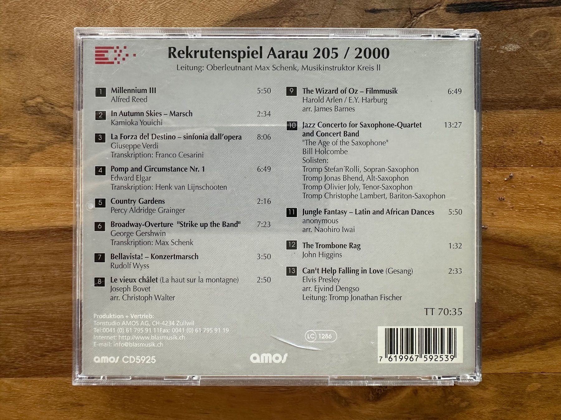 CD: Classics Rekrutenschule Aarau 205 / 2000 – Usato da Horgen venduto da flyingpenguin2000 2
