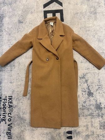 ZIMO Italy camel wool coat, Mantel, cappotto tg. Small
