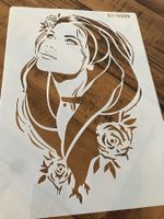 Auswahl / Malschablone A4 Lady  nach Wahl NEU