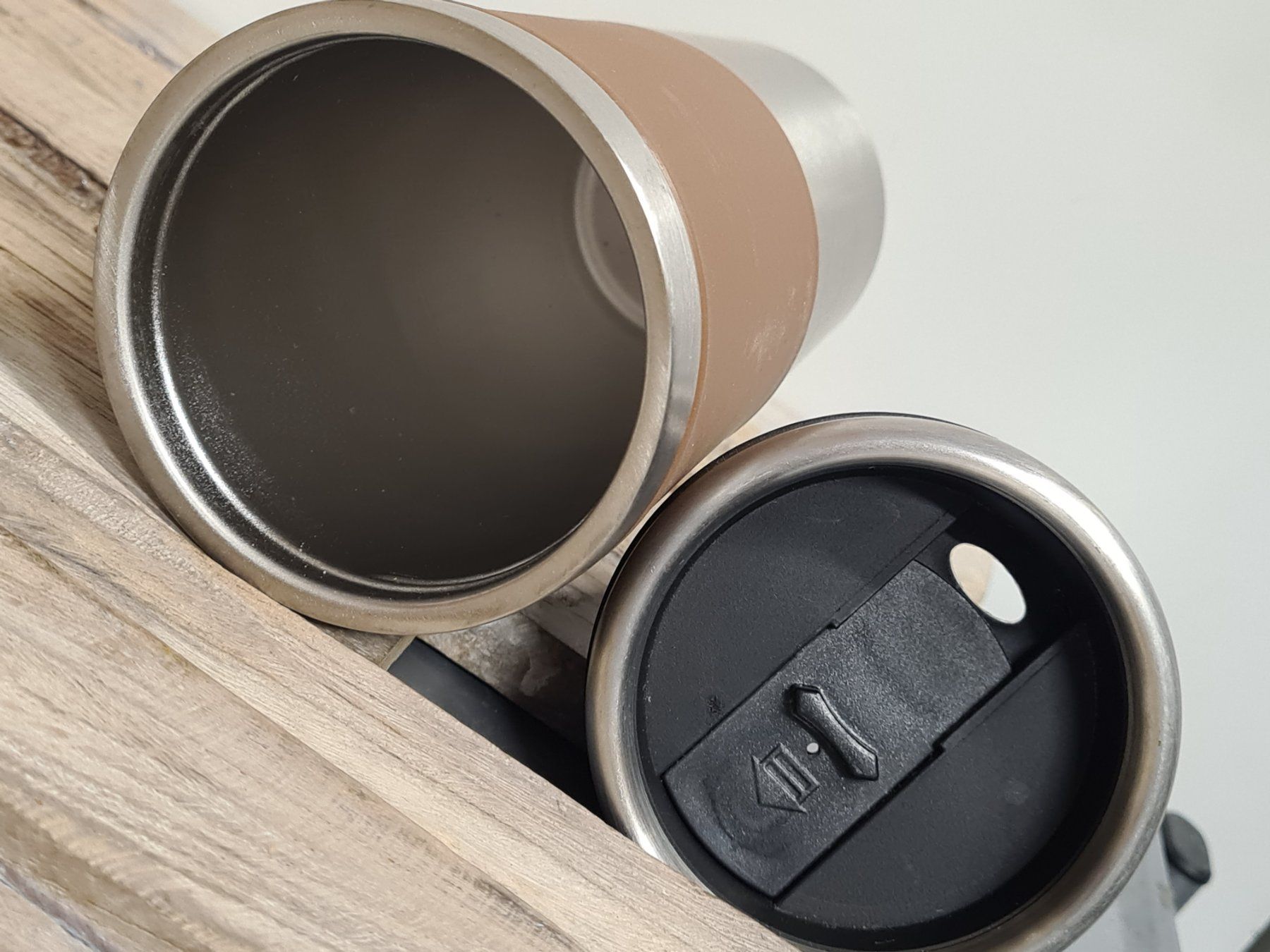 Tassen: Edelstahl Kafee Trinkbecher "to go" – Gebraucht aus Amriswil von used2use 2
