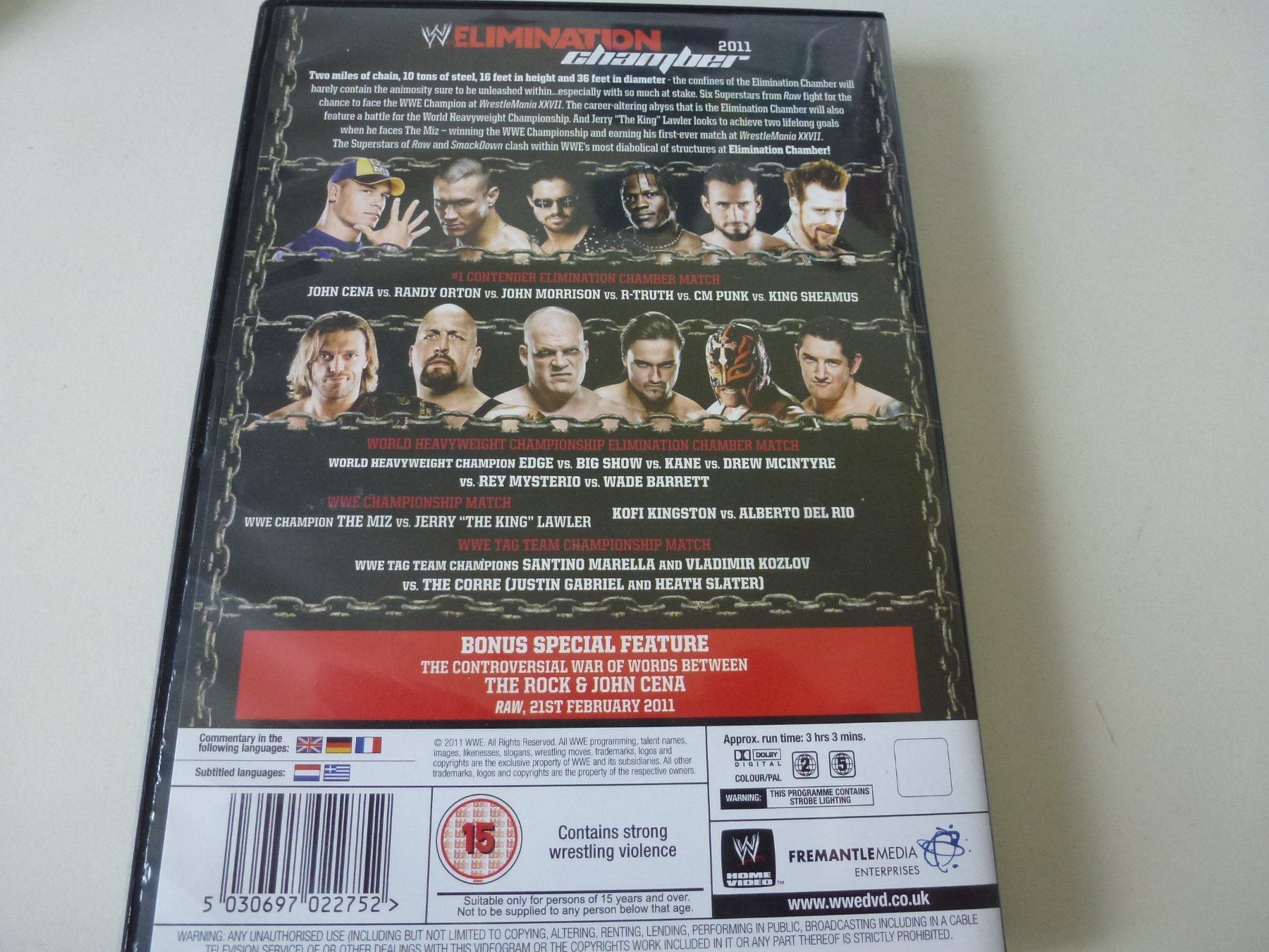 Tutti i DVDs: WWE: Elimination Chamber 2011 (DVD) – Nuovo (secondo la descrizione) da Bern venduto da Frebo 1