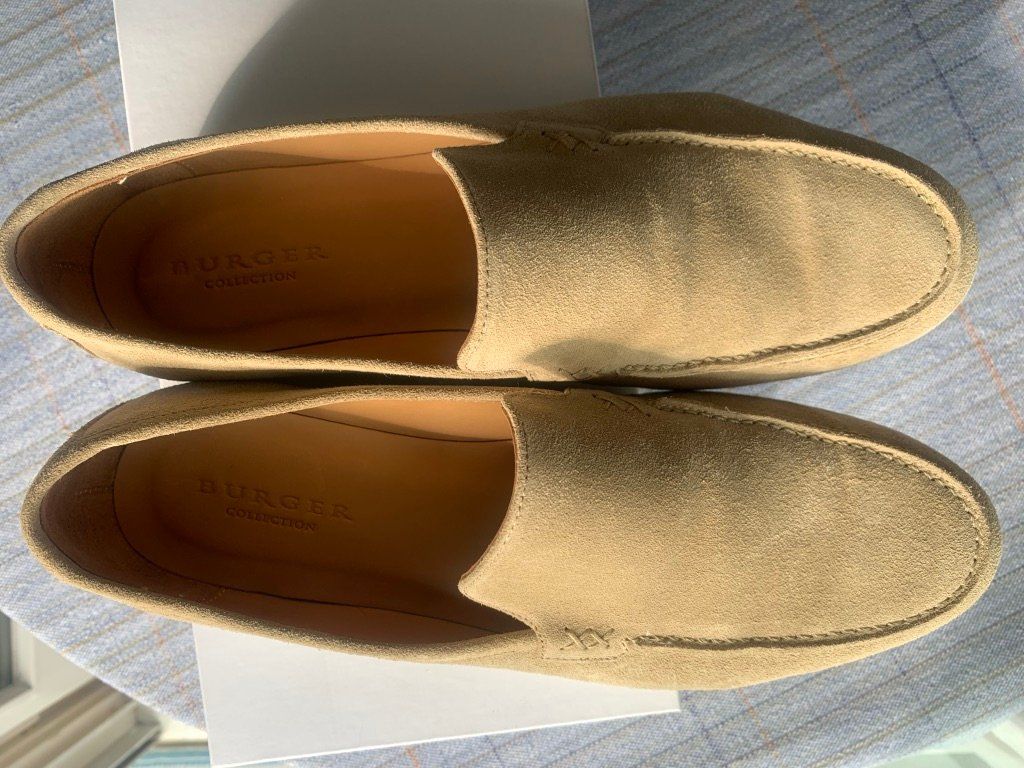Damenschuhe: BURGER Loafers aus Velourleder – Gebraucht aus Oberrieden von rhidybli 1