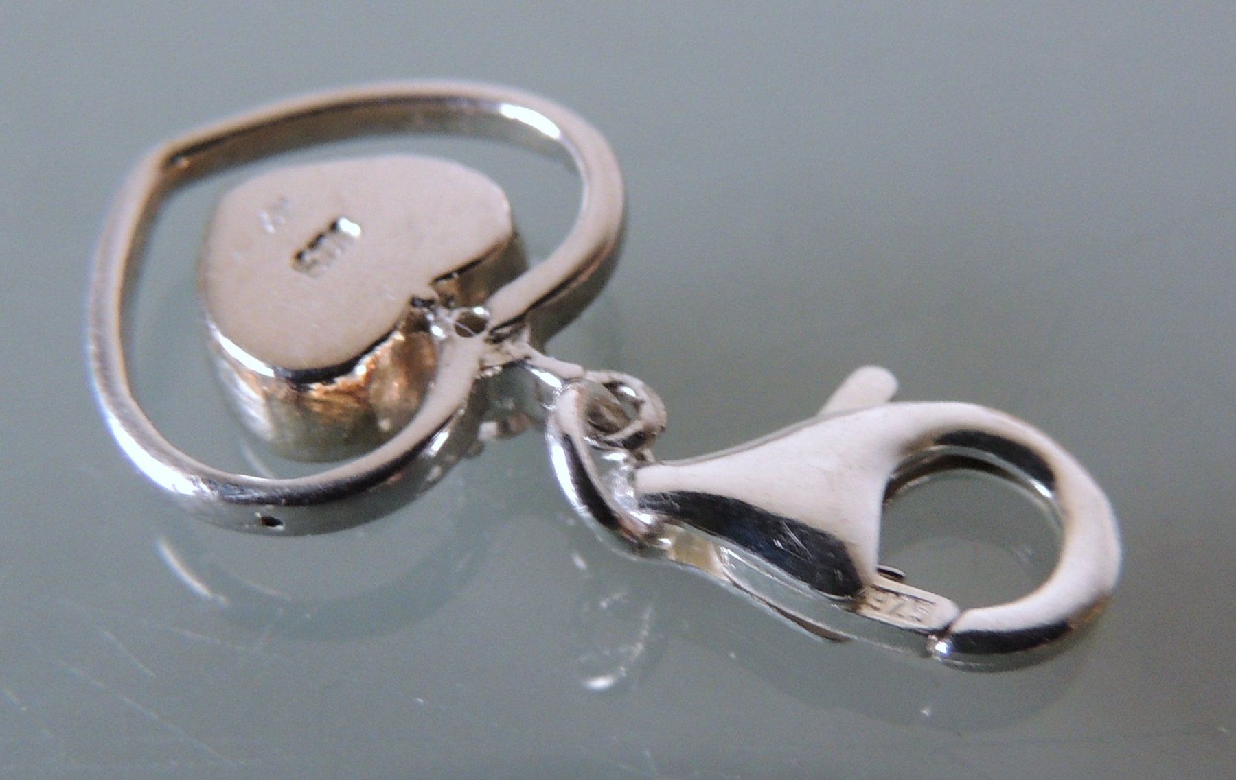 Ciondoli: Silber 925 Opalimitat Charm Anhänger – Usato da Waldenburg venduto da schaller707 3