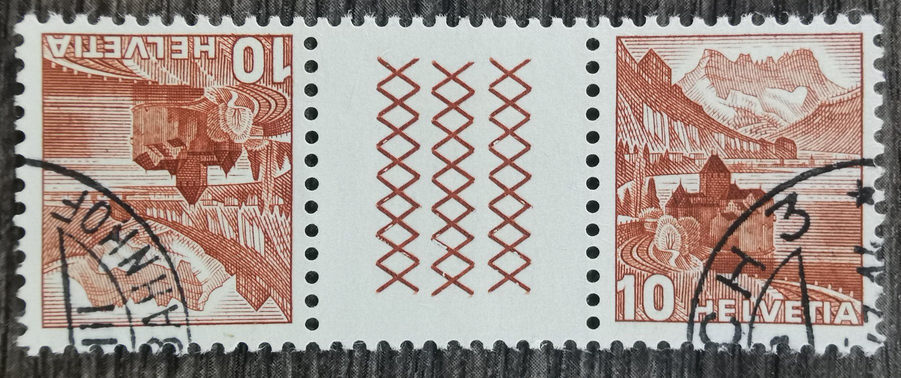 Tutti i francobolli: TR08 Timbre Suisse 19xx Oblitere – Usato da Cousset venduto da Patrick_Collections