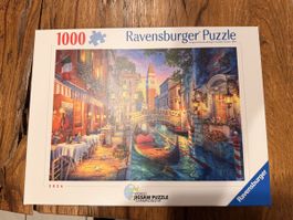 Ravensburger Puzzle Canal Cruise in Venice 1000 Teile Neu