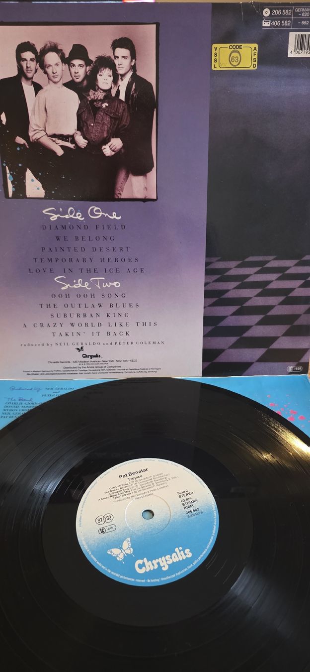 Dischi in vinile: Pat Benatar - Tropico 1984 Vg,Vg – Usato da Yvonand venduto da RF-VINYL 6