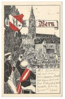 Studentenkarte - Zofingia - Bern - Altstadt - Münster - 1903