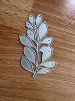Stanzform Blatt Zweig Metall Stanzschablone Herbst Deko
