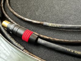Nordost Quattro Fil Moonglo RCA-RCA High End Kabel 1m