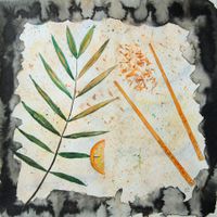 Aquarell: Essstäbchen