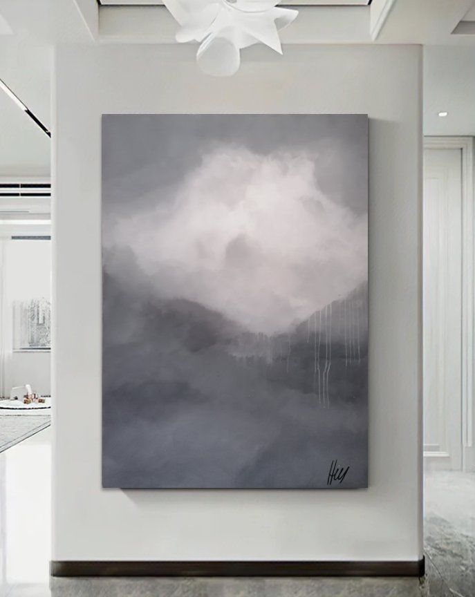 Dipinti: GRAY DAY- ANNA HEES – Nuovo e nell'imballaggio originale da Agno venduto da AnnaHees