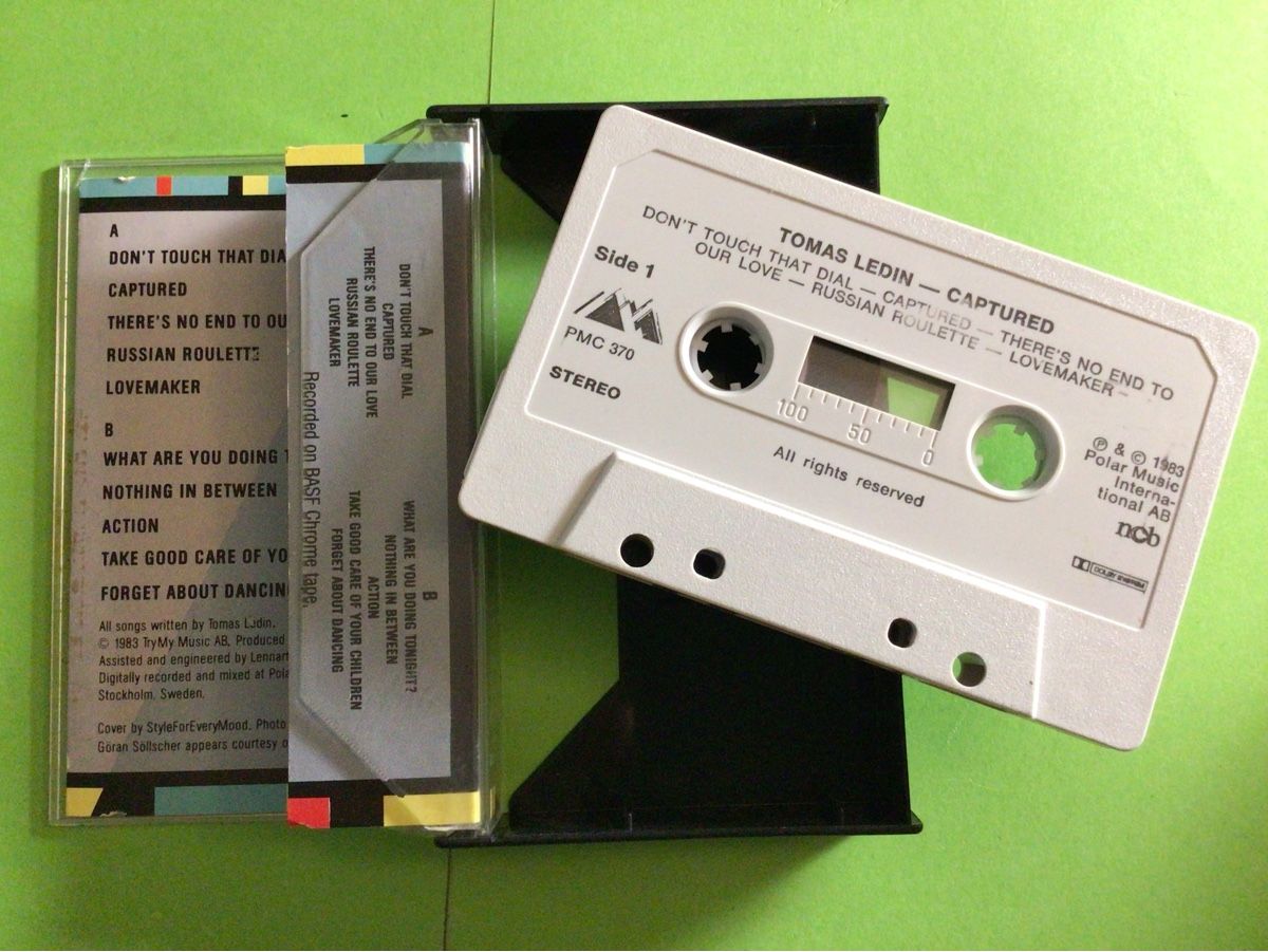 Musicassette: Tomas Ledin - Captured - MC Kassette 1983 – Usato da Steinach venduto da Quarkie 1