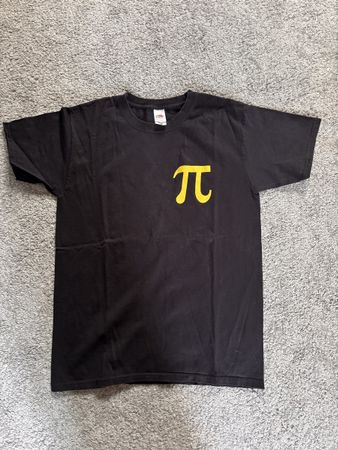 Pi Symbol T-Shirt - Unique Design, Black, Size Small!🔥🔥🔥