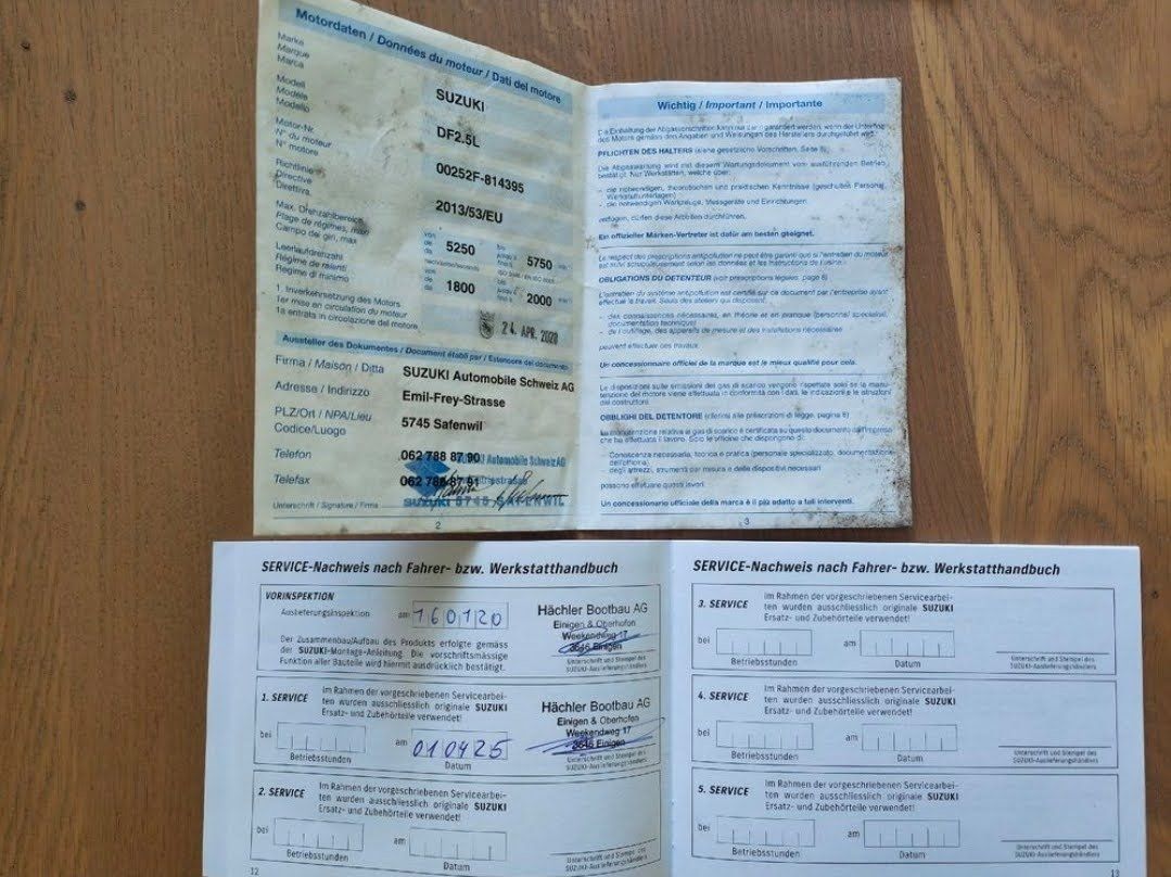 Suzuki Motori: Suzuki 2,5 PS Aussenborder – Usato da Moosseedorf venduto da Studiii_ 8