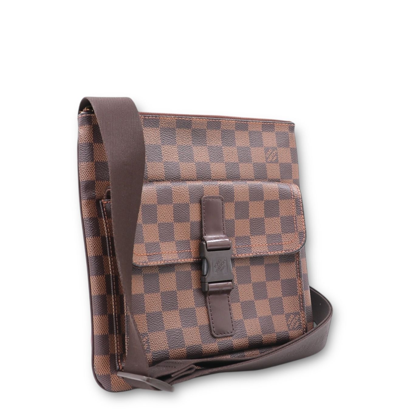 Louis Vuitton Borse: Louis Vuitton Pochette Melville Damier ebène – Usato da Binningen venduto da Designerlabels 2