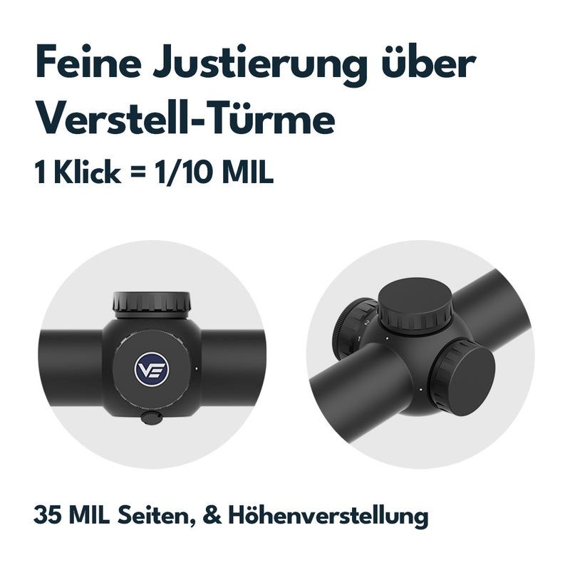 Schweizer Armee Stichwaffen: Zielfernrohr Vector Optics Constantine 1-8x24 FFP RAR – Neu und originalverpackt aus Emmen von Pat-LU 4