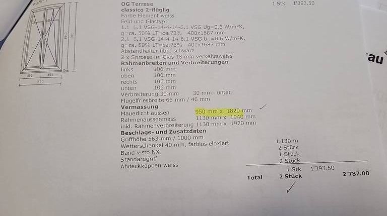 Finestre: Kunststofffenster – Nuovo e nell'imballaggio originale da Wuppenau venduto da Holzmann1 2