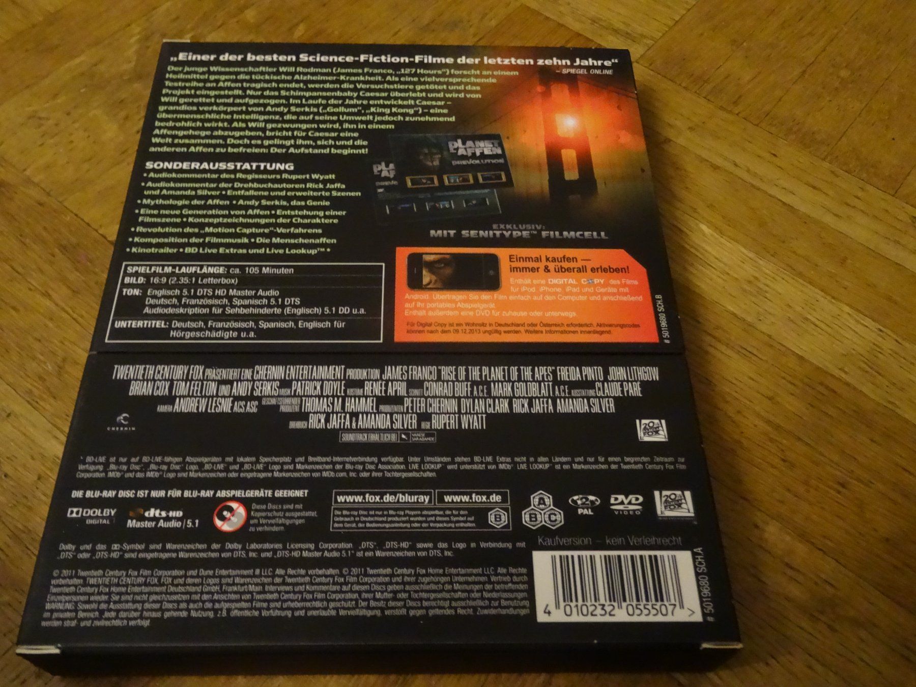 Tous les DVDs: Planet der Affen Prevolution Blu-ray – D'occasion à Olten par Disc-Verkauf 1