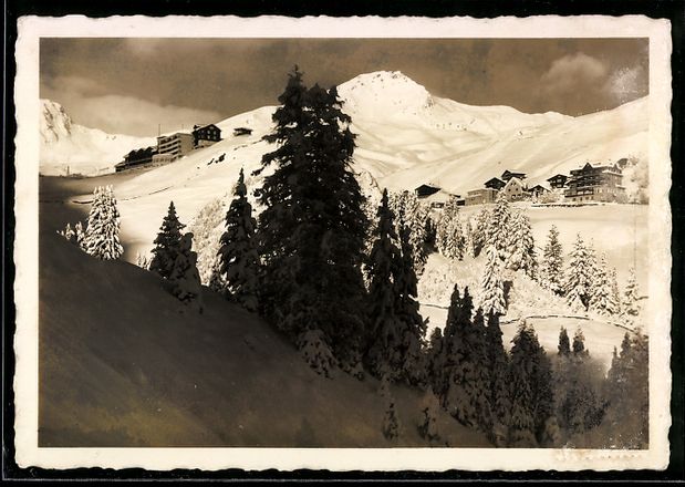 Cartoline postali: AK Arosa, Mit Weisshorn – Usato da Berlin venduto da bartko-reher