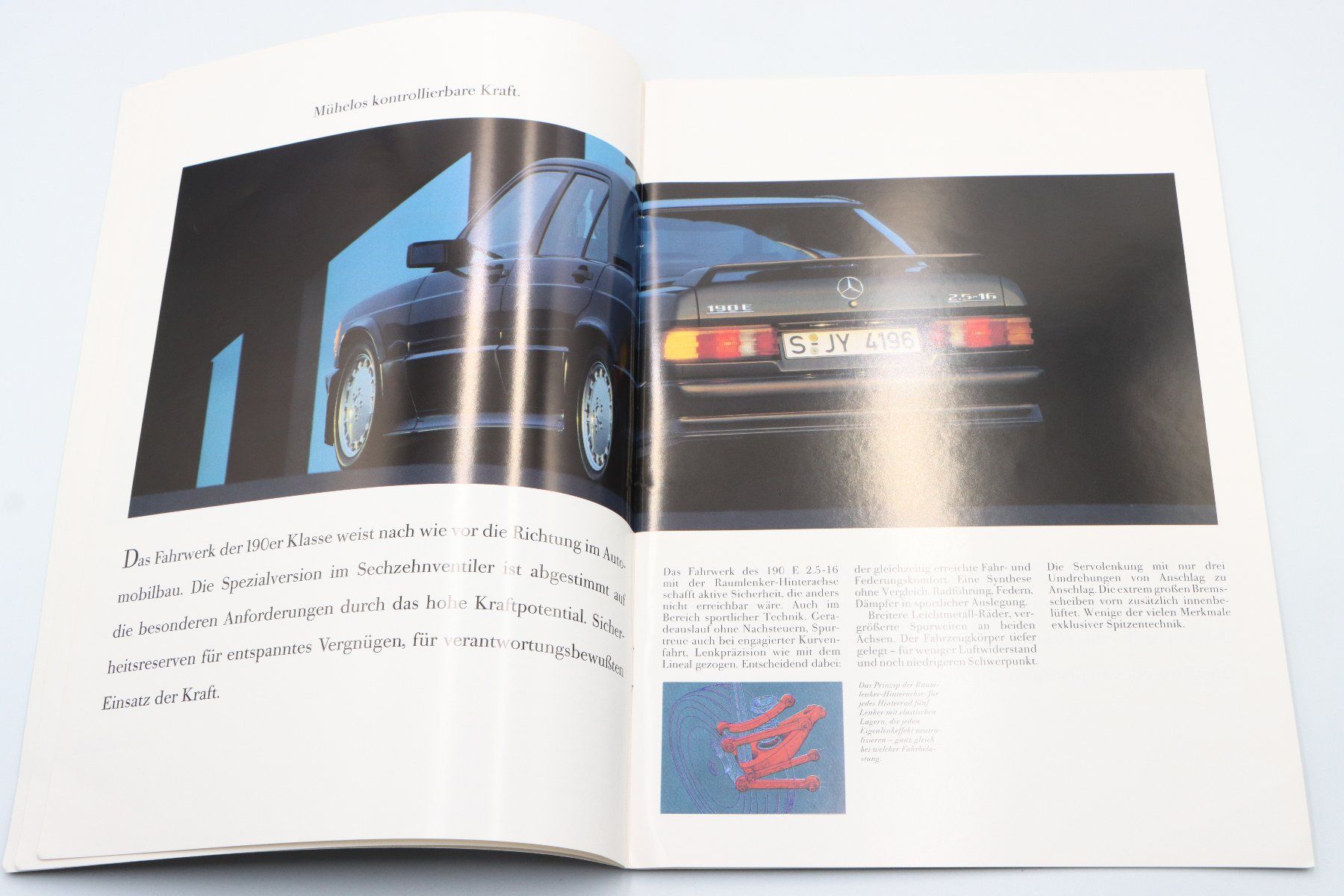 Mercedes-Benz Dokumente: Mercedes 190 E 2.5-17 1991 Prospekt – Gebraucht aus Bühl b.Aarberg von Collectorpassions 4
