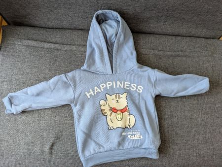 Kätzchen-Sweatshirt, Grösse 92 cm