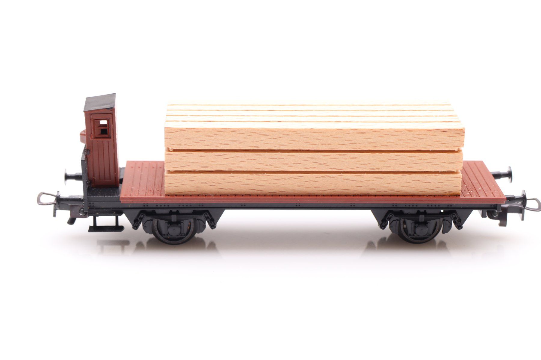 Liliput Modellini di ferrovie: 4x Liliput Güterwagen, H0 – Usato da Ried (Muotathal) venduto da Modellbahn.swiss 1