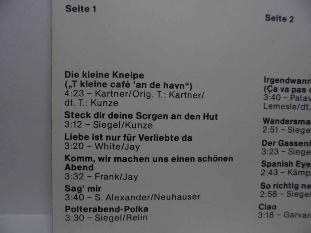 Musicassette: PETER  ALEXANDER   Schlager Rendezvous – Usato da Langnau i. E. venduto da gf2_29jt 2