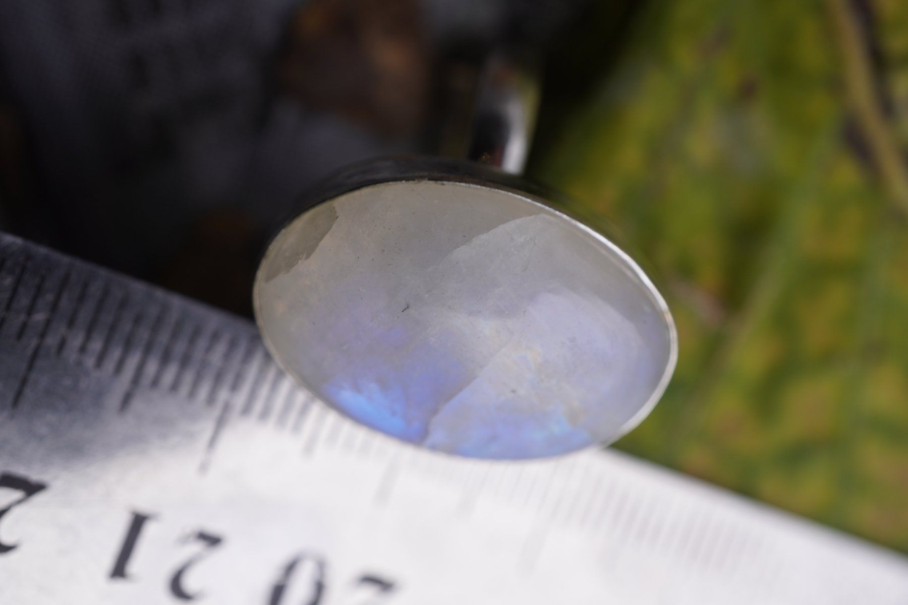 Minerali & Pietre curative: Mondstein Ring Grösse Verstellbar    Ab 1.- – Nuovo e nell'imballaggio originale da Eschenbach SG venduto da topstone