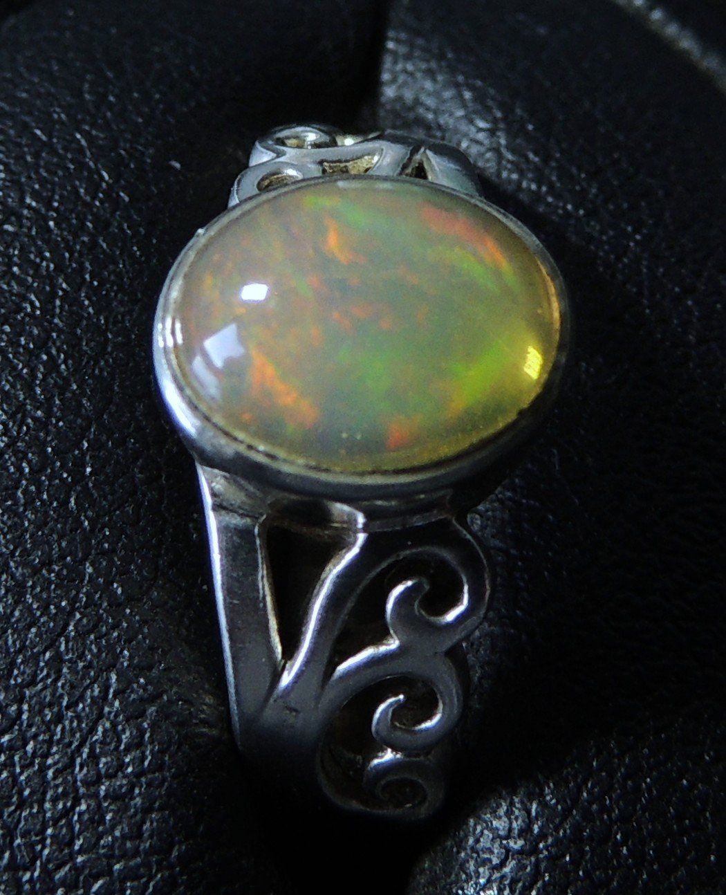 Anelli: Opal Silber 925 Fingerring Gr. 54 – Usato da Waldenburg venduto da schaller707 6