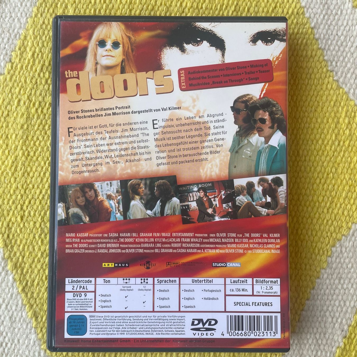 Tutti i DVDs: THE DOORS-DVD THE DOORS – Usato da Rorschacherberg venduto da CD-Roli 1