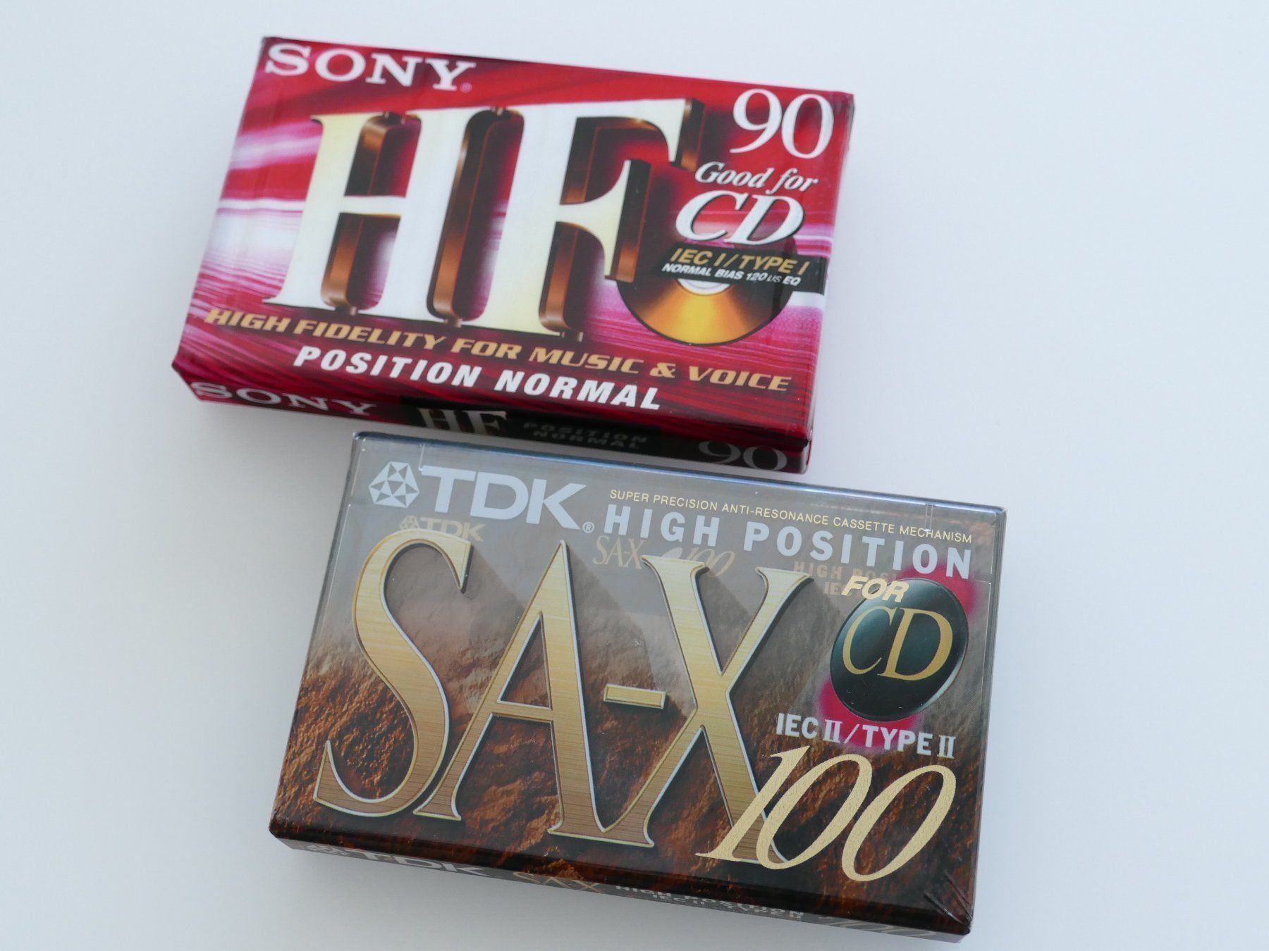Kompaktkassetten: SONY HF / TDK SA-X 100 Kassetten – Neu und originalverpackt aus Esslingen von Sascha011113