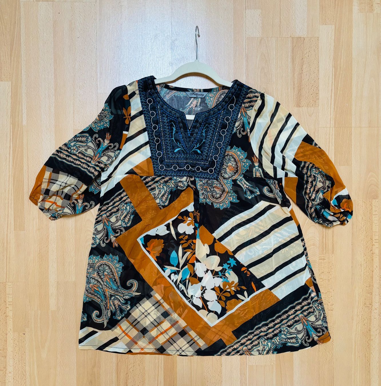 Tops: Neue Tunika - gemustert - Grösse XL – Neu und originalverpackt aus Zofingen von Justizia_01 1