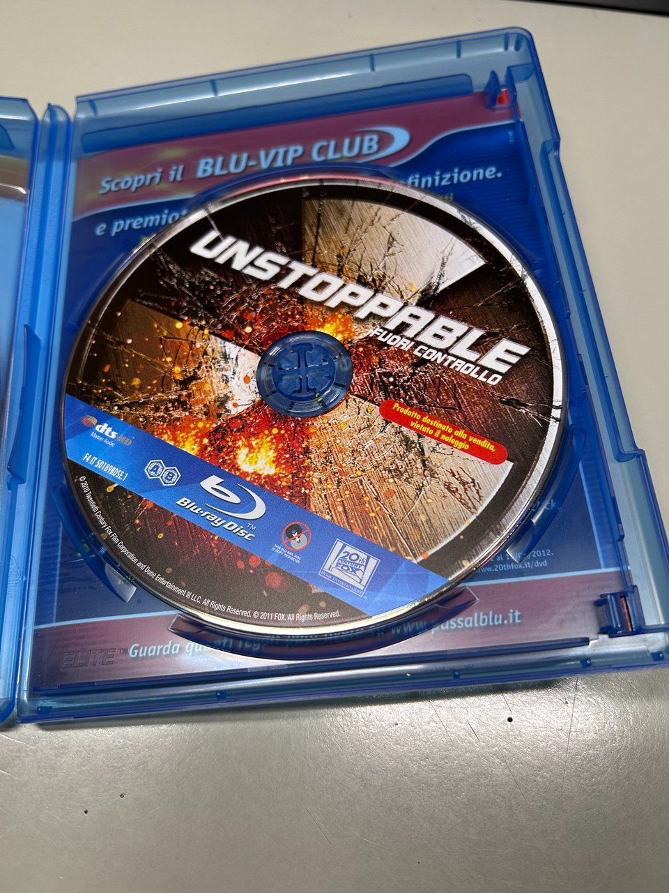 Tutti i DVDs: Blu-ray di Unstoppable – Usato da Giubiasco venduto da LorisVale 2