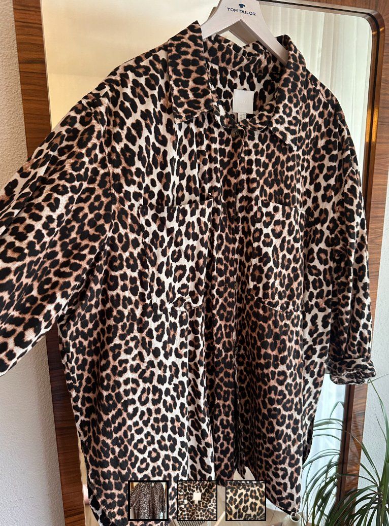 H&M Jacken: Leoparden Jacke Hemd XXL Plus Size – Gebraucht aus Triengen von Meetmeatthebodega