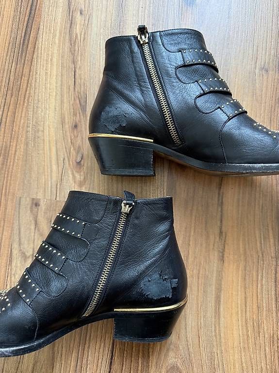 Chloé Scarpe da donna: Chloé Susanna Boots  Schwarz  Gr. 38 – Usato da Zürich venduto da My_little_boutique 3