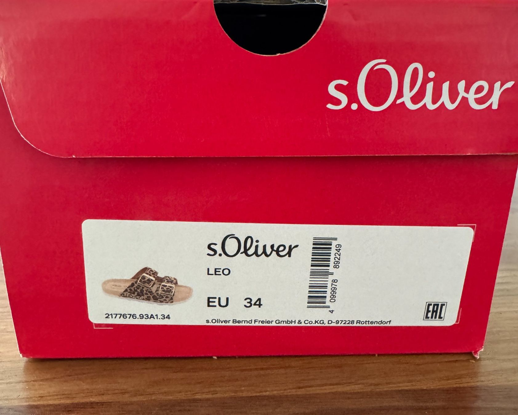 S.Oliver Scarpe per ragazze: S. Oliver Sandale Leo Gr. 34 – Nuovo e nell'imballaggio originale da Uhwiesen venduto da sepp357 2
