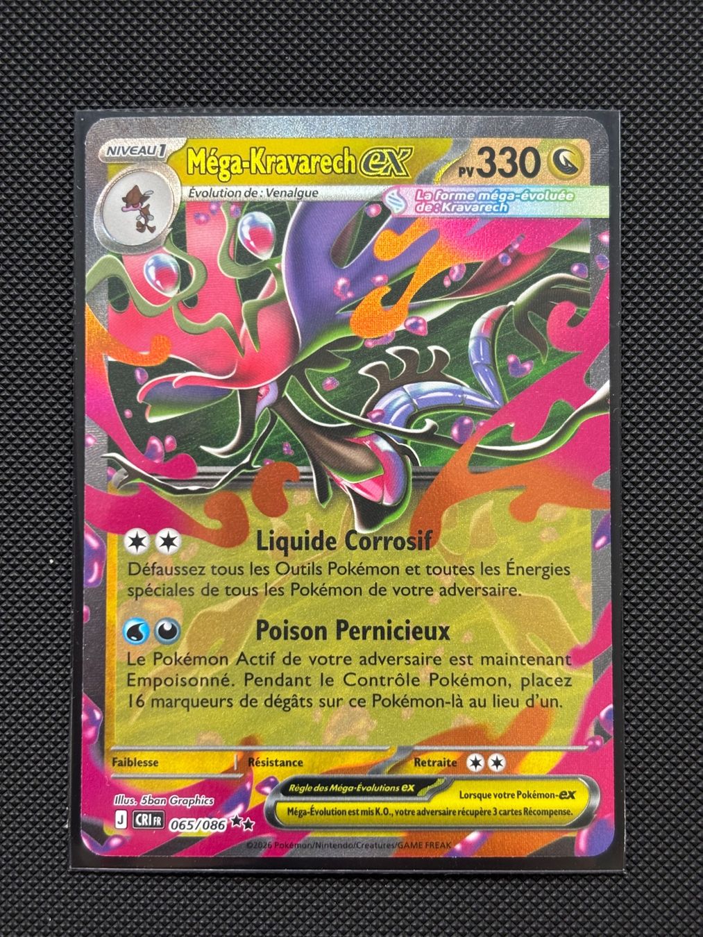 Pokémon Carte collezionabili: Fr - Méga-Kravarech Ex 065/086 - Pokémon – Nuovo (secondo la descrizione) da Neuchâtel venduto da caraadrynn