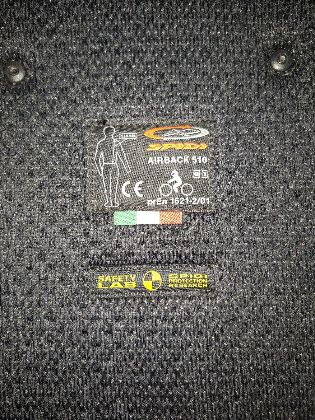Spidi Protezioni & Imbottiture: Spidi Airback 510 Back Protector Ergo Tech Concept – Usato da Riva San Vitale venduto da Stekri 4
