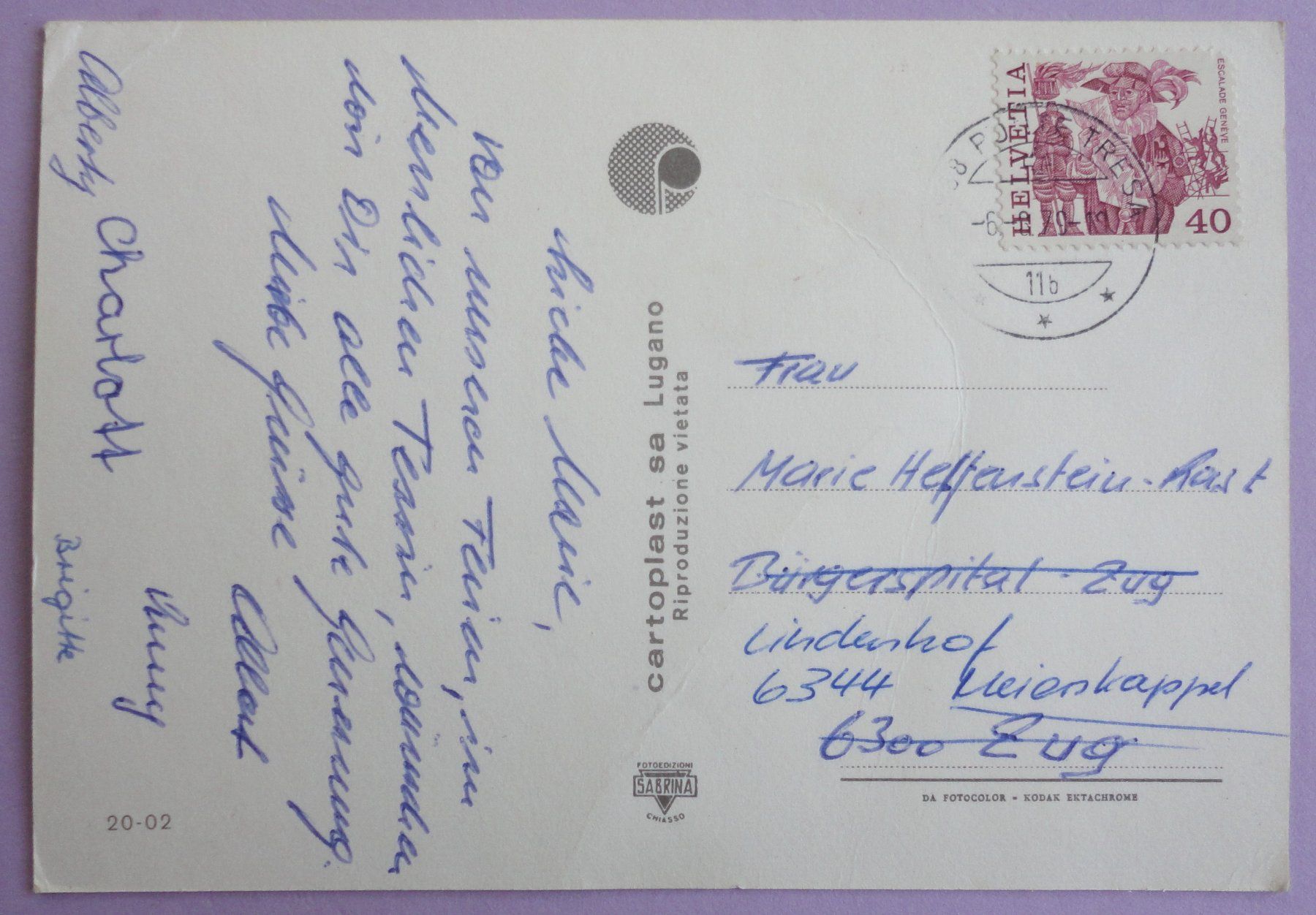 Cartoline postali: Saluti dal Ticino – Usato da Fétigny venduto da Billy2miny 1