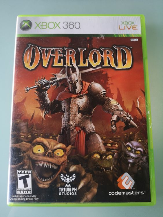 Lot Des Jeux Overlord 1 + Overlord II Pour Xbox 360 - Version PAL-FR, Très Bon état